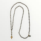 MOMI - COLLANA ROSARIO LUNGO CROCE - LOFT.73