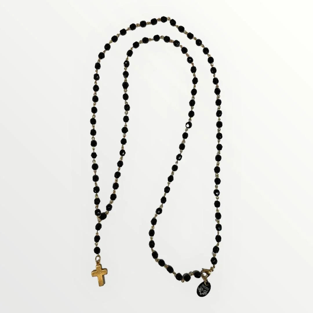MOMI - COLLANA ROSARIO LUNGO CROCE - LOFT.73 Immagine principale del prodotto