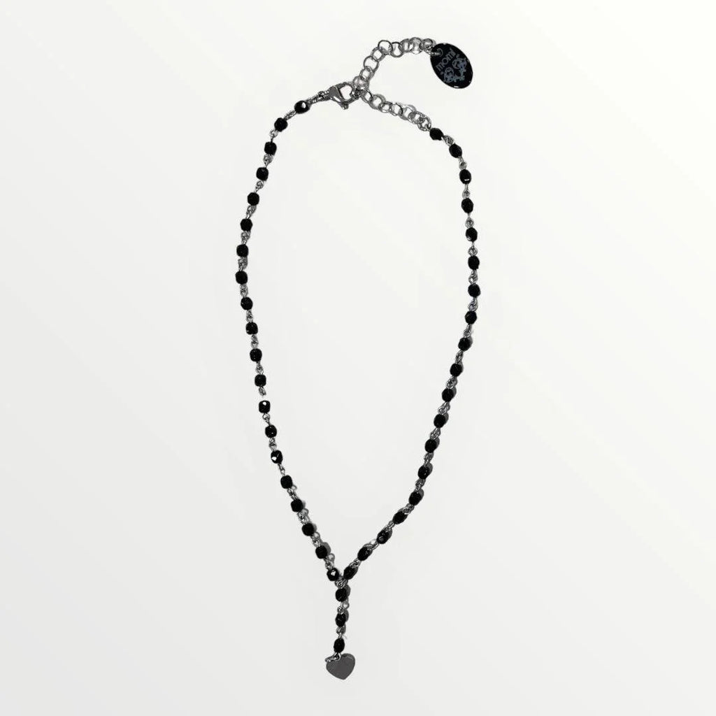 MOMI - COLLANA ROSARIO CORTO CUORE - LOFT.73